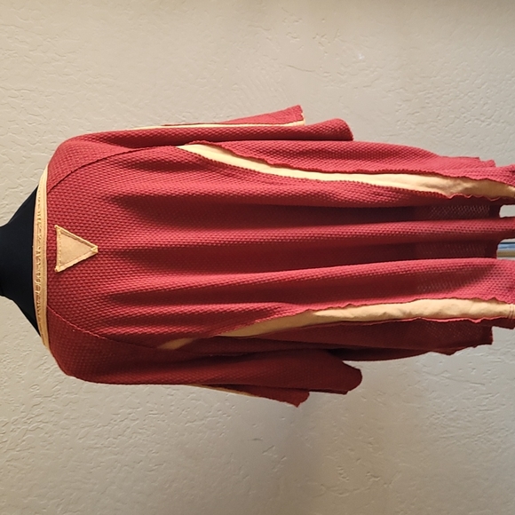 POL Raw hem Oversized Waffle Top L - Picture 4 of 7